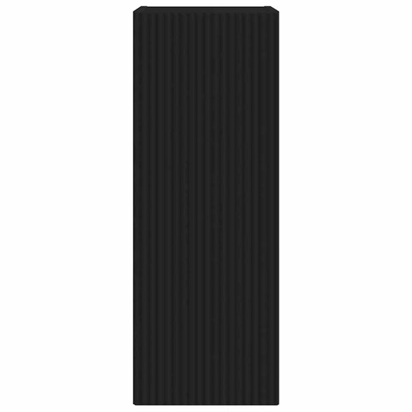 TV-Wandschrank Schwarz Holzwerkstoff 2er-Set
