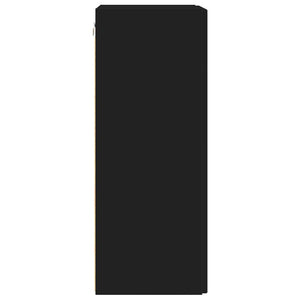 TV-Wandschrank Schwarz Holzwerkstoff 2er-Set