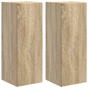 TV-Wandschrank Sonoma Holzwerkstoff 2er-Set