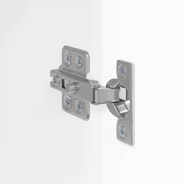 TV-Wandschrank, 2er Set, Glänzend Weiß, 30x80 cm