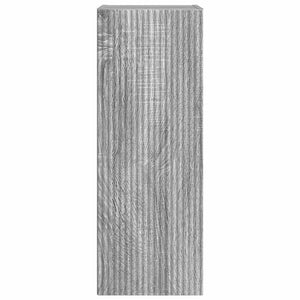 vidaXL Meuble TV mural gris Sonoma 30 x 31 x 80 cm en bois d'ingénierie