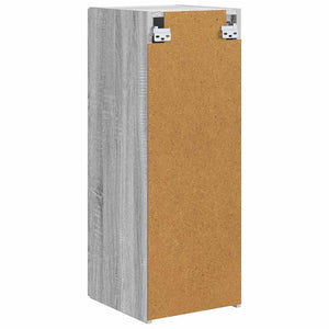 vidaXL Meuble TV mural 2 pcs Chêne sonoma gris 30 x 31 x 80 cm