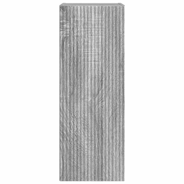 vidaXL Meuble TV mural 2 pcs Chêne sonoma gris 30 x 31 x 80 cm