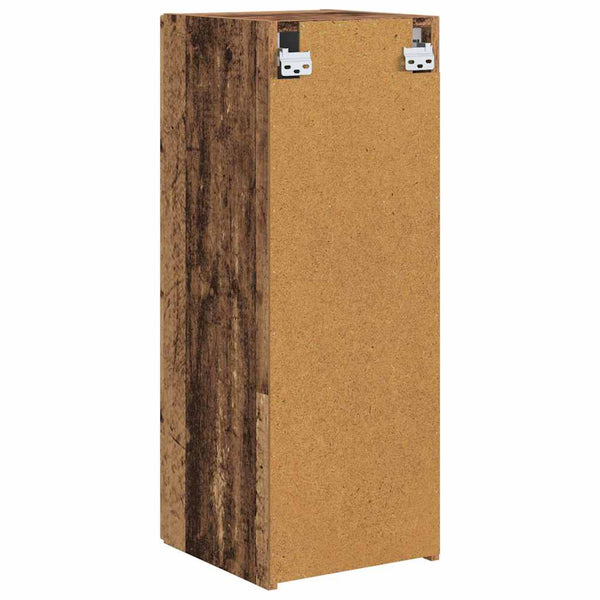Meuble TV mural vidaXL 2 pcs bois de récupération 30 x 31 x 80 cm bois d'ingénierie