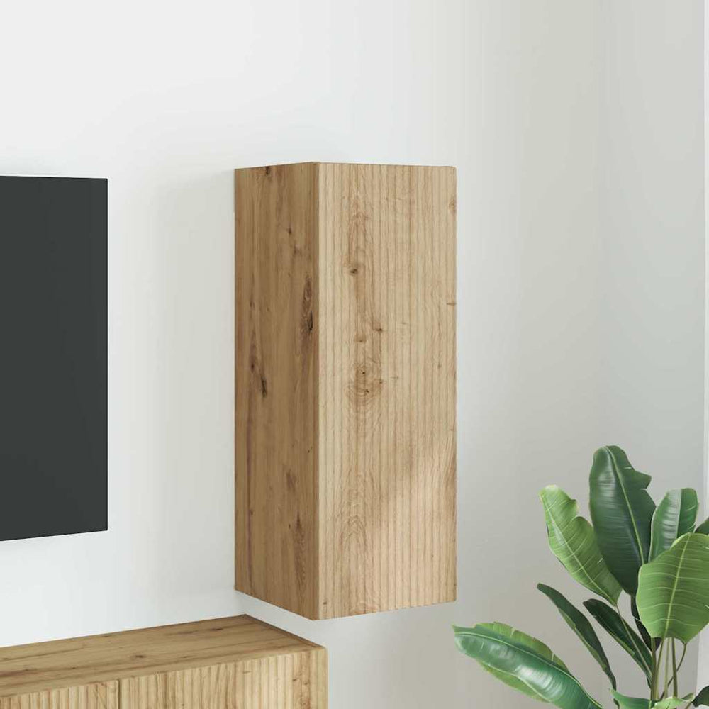 TV-Wandschrank Eiche 30x80 cm