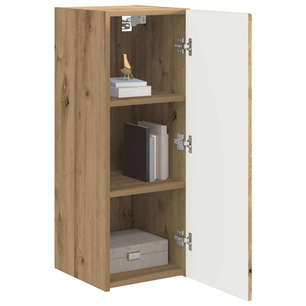 TV-Wandschrank Eiche 30x80 cm