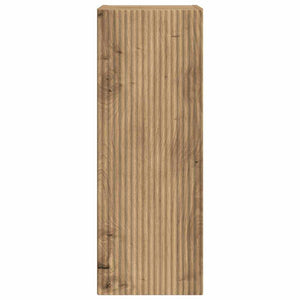 TV-Wandschrank 2er Set Eiche 30x80 cm