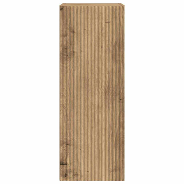 TV-Wandschrank 2er Set Eiche 30x80 cm
