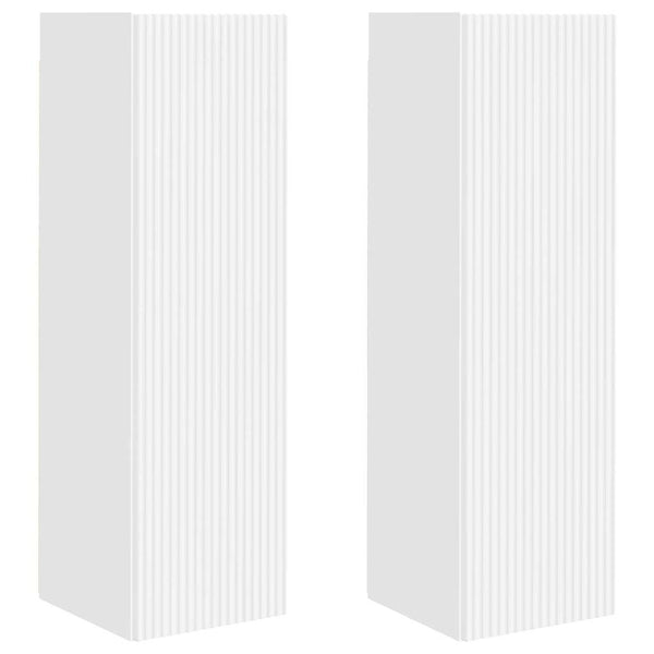 TV-Wandschrank Weiß, 2er-Set