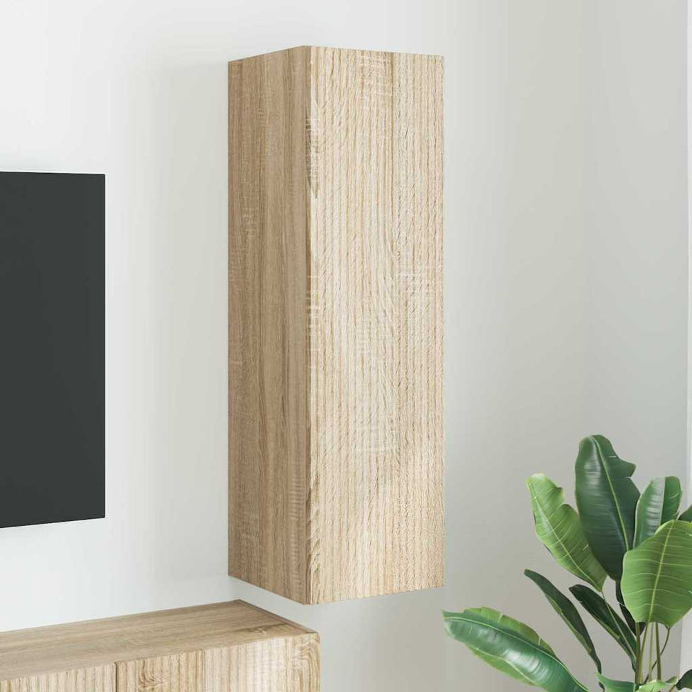 Meuble mural TV vidaXL Sonoma 30 x 31 x 100 cm en bois d'ingénierie