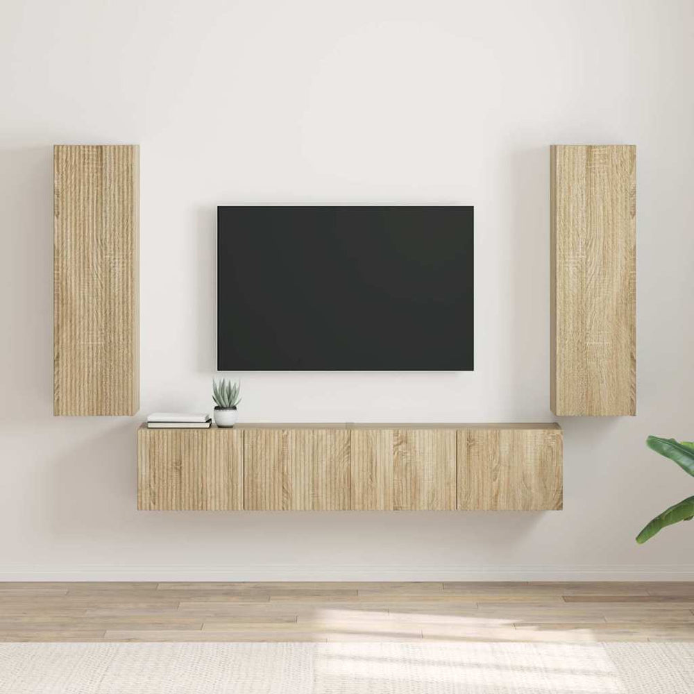 TV-Wandschrank Sonoma 2er Set