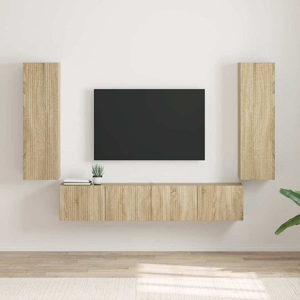 TV-Wandschrank Sonoma 2er Set