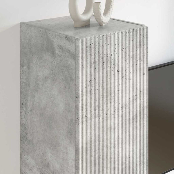 TV-Wandschrank Beton 30x100 cm