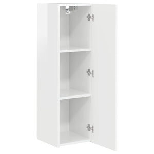 TV-Wandschrank Weiß Glänzend 100 cm