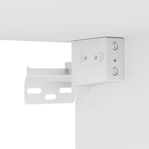 TV-Wandschrank, 2er Set, Weiß Glänzend