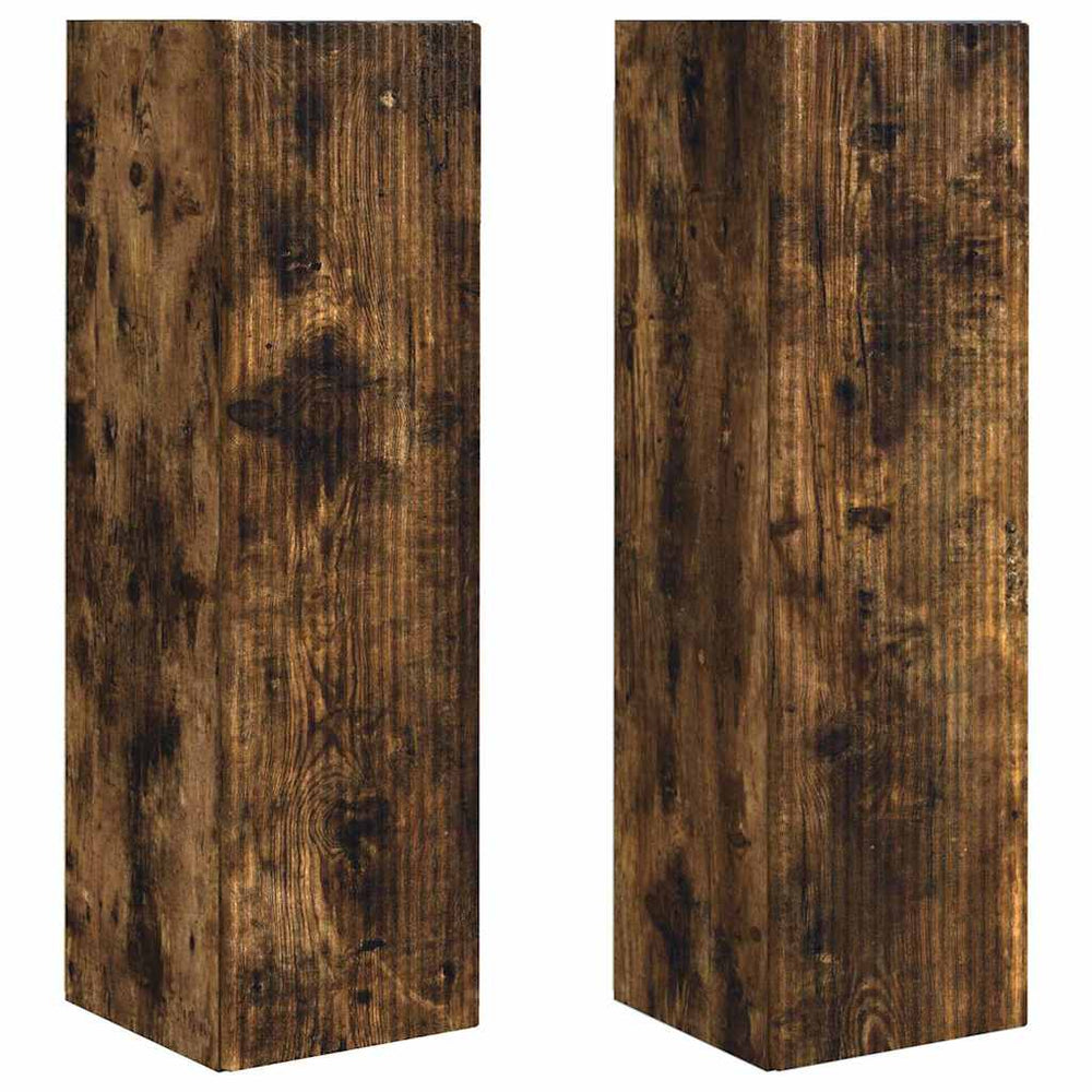 TV-Wandschrank 2er Set Geräucherte Eiche