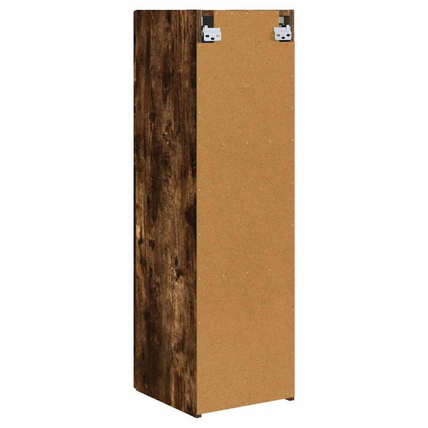 vidaXL Meuble TV mural 2 pcs Chêne fumé 30 x 31 x 100 cm