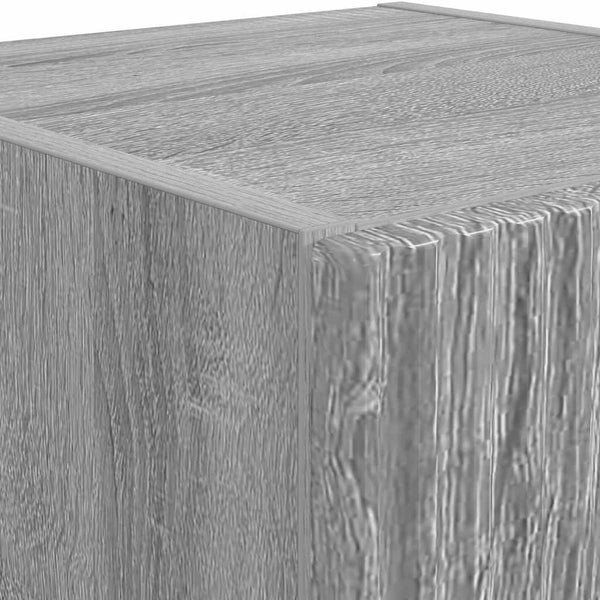 Grauer TV-Wandschrank Sonoma, 100 cm