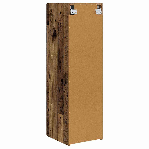 vidaXL Meuble TV mural en bois de récupération 30 x 31 x 100 cm Bois d'ingénierie