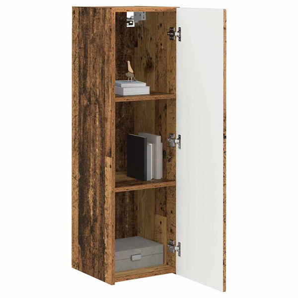 vidaXL Meuble TV mural en bois de récupération 30 x 31 x 100 cm Bois d'ingénierie