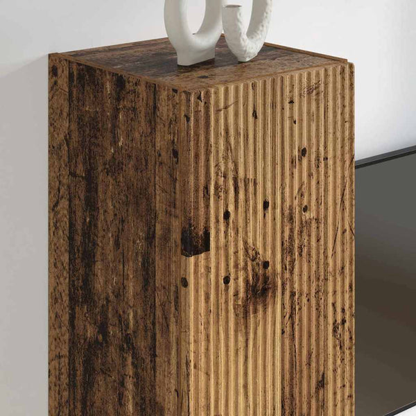 TV-Wandschrank 2er Set Altholz