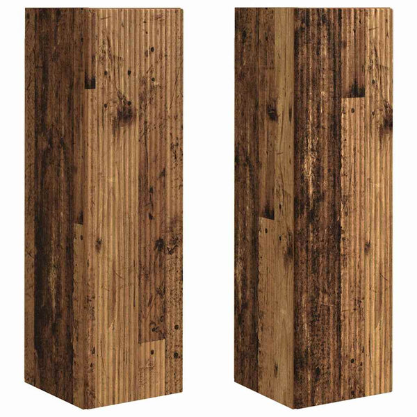 TV-Wandschrank 2er Set Altholz