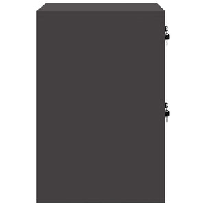 vidaXL Meuble de classement noir 44 x 50 x 74,5 cm Acier laminé à froid