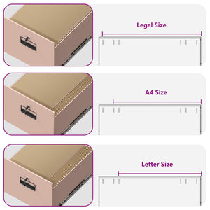 Rosa Aktenschrank aus Stahl