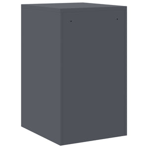 vidaXL Meuble de classement anthracite 44 x 50 x 74,5 cm en acier laminé à froid