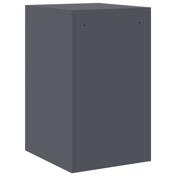 vidaXL Meuble de classement anthracite 44 x 50 x 74,5 cm en acier laminé à froid