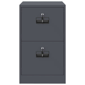 vidaXL Meuble de classement anthracite 44 x 50 x 74,5 cm en acier laminé à froid