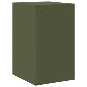 Aktenschrank Olive Grün Stahl