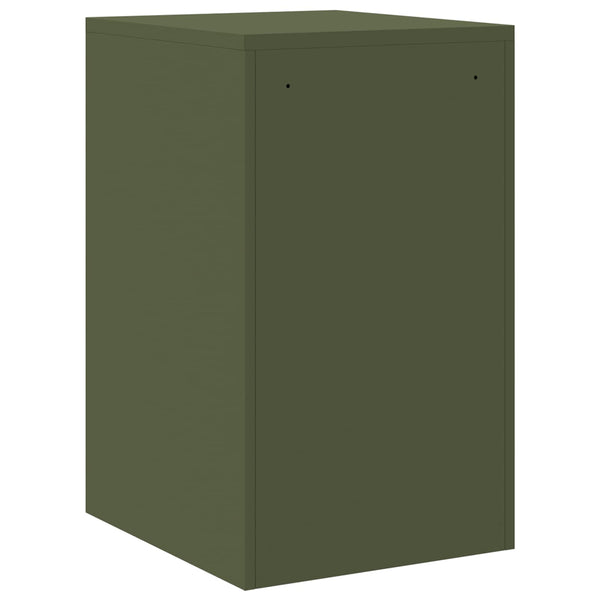 Aktenschrank Olive Grün Stahl
