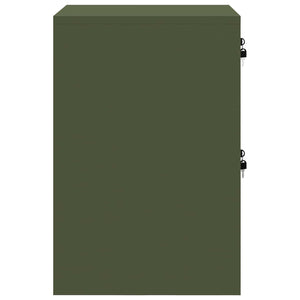 Aktenschrank Olive Grün Stahl