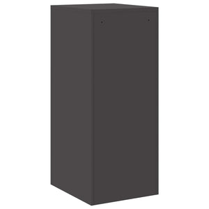 vidaXL Armoire de classement noire 44 x 50 x 106,5 cm, acier laminé à froid