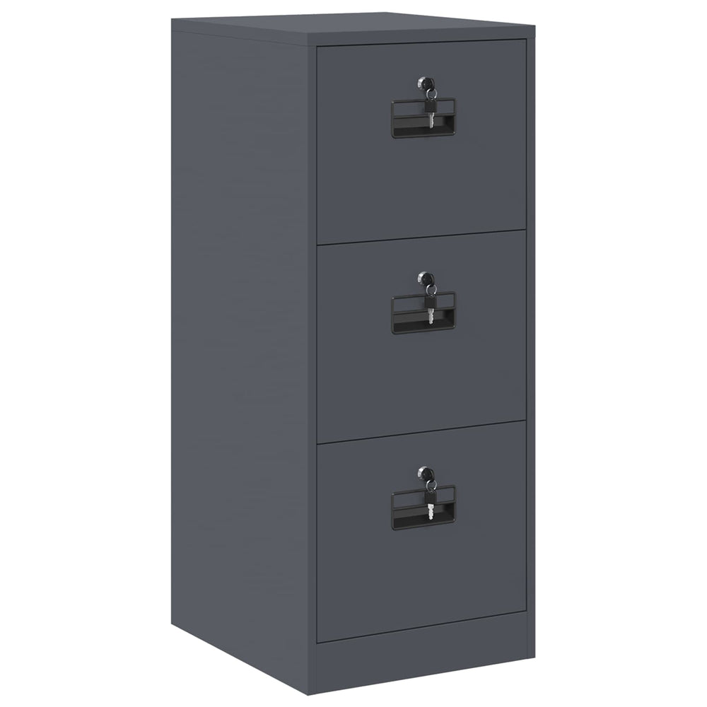 Aktenschrank Anthrazit Stahl