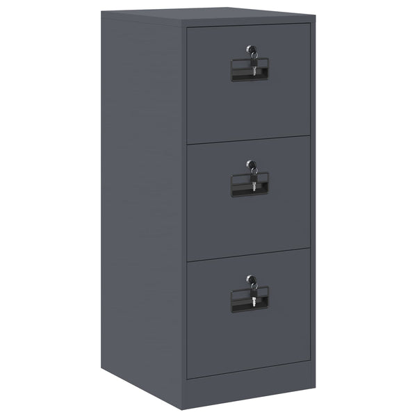 Aktenschrank Anthrazit Stahl