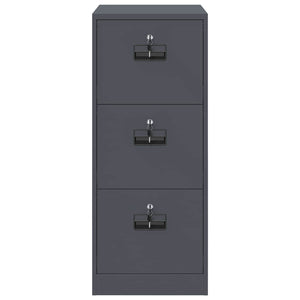 Aktenschrank Anthrazit Stahl