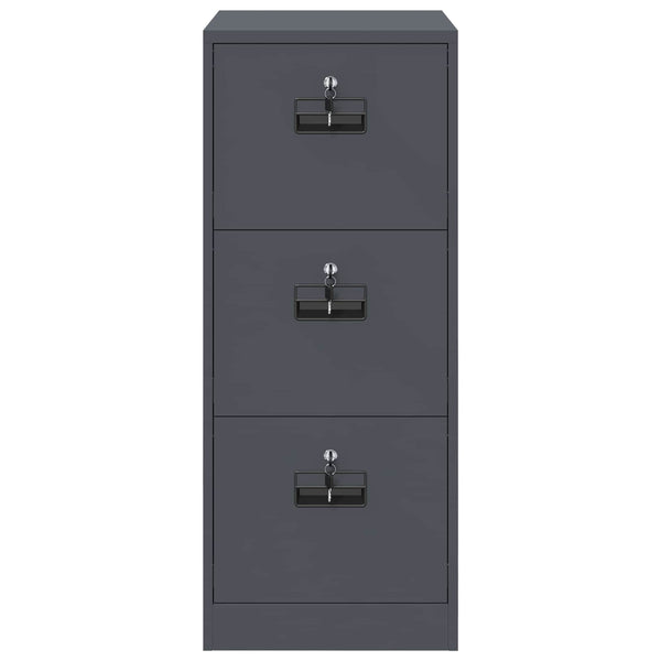 Aktenschrank Anthrazit Stahl