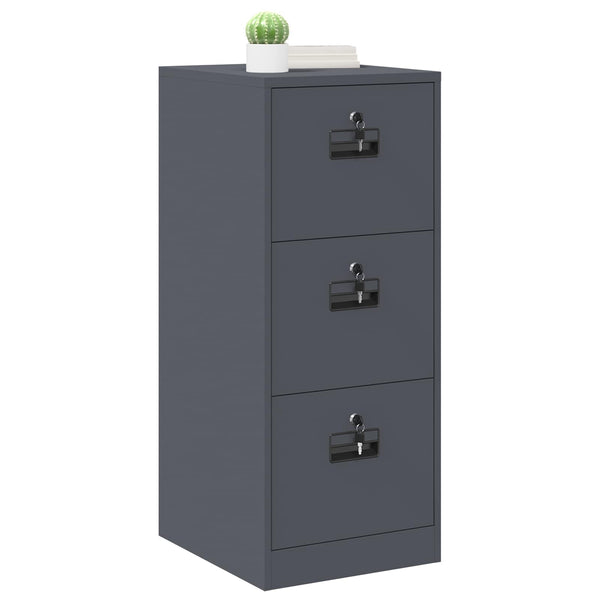 Aktenschrank Anthrazit Stahl