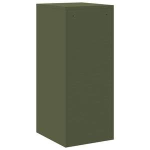 vidaXL Classeur Vert olive 44 x 50 x 106,5 cm Acier laminé à froid