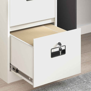 Aktenschrank Weiß Kaltgewalzter Stahl
