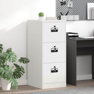 Aktenschrank Weiß Kaltgewalzter Stahl