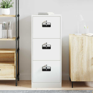 Aktenschrank Weiß Kaltgewalzter Stahl
