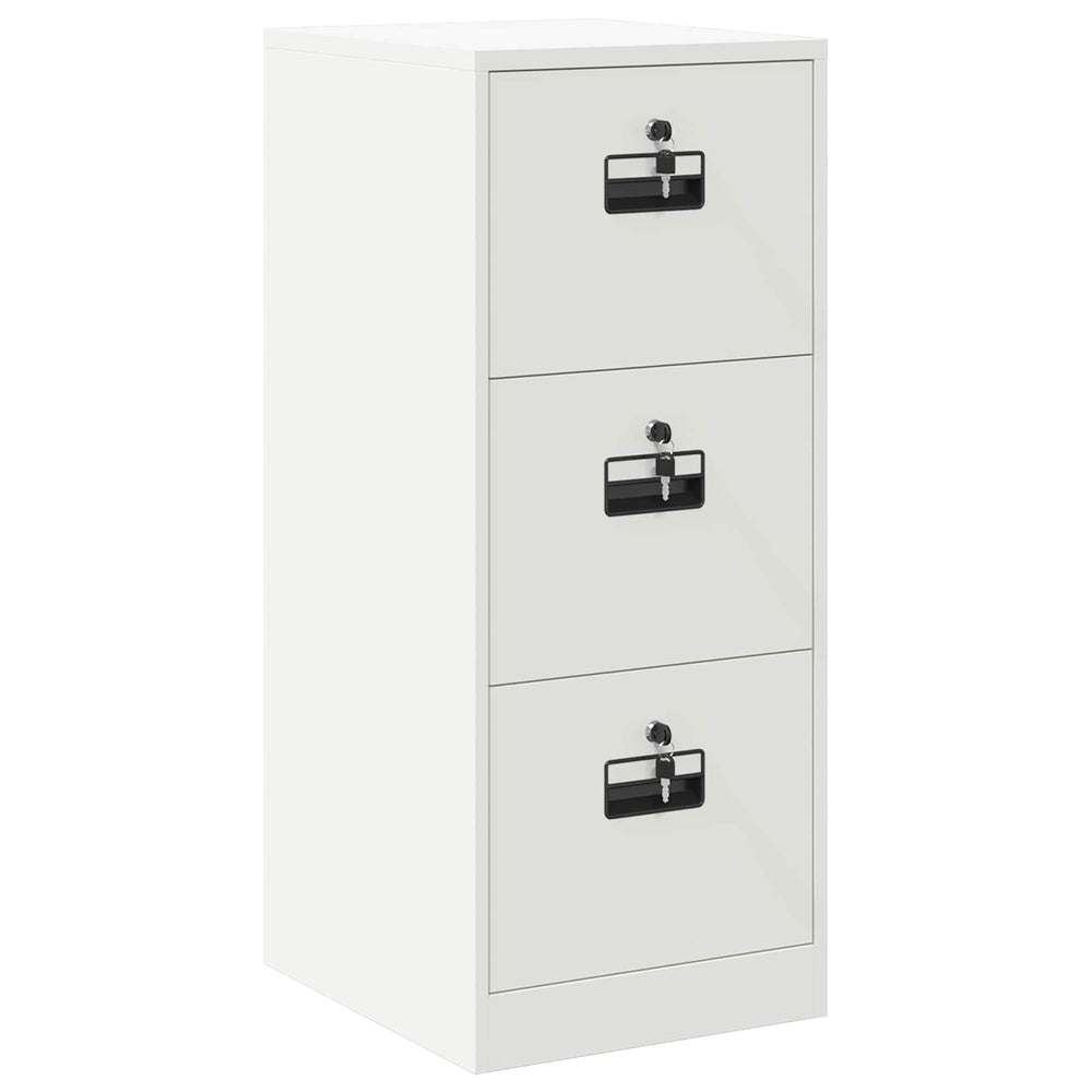 Aktenschrank Weiß Kaltgewalzter Stahl