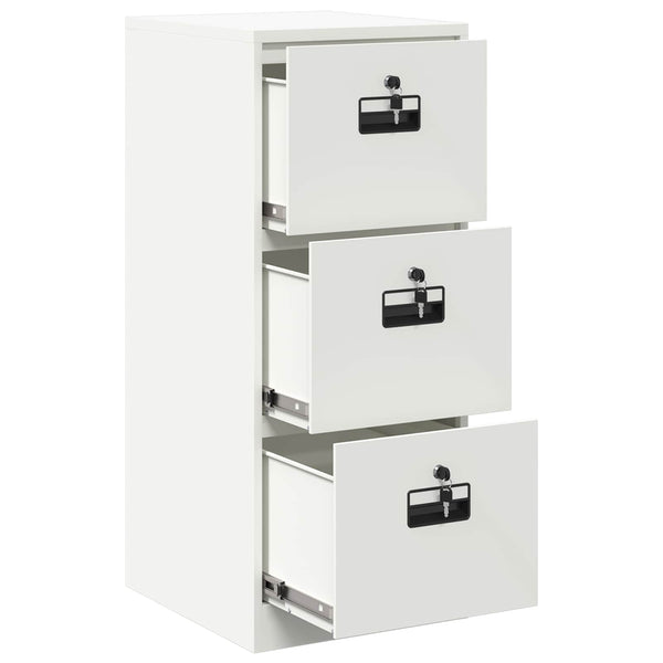 Aktenschrank Weiß Kaltgewalzter Stahl