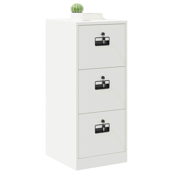 Aktenschrank Weiß Kaltgewalzter Stahl
