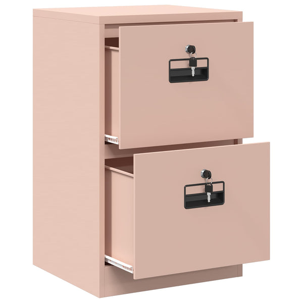 Rosa Aktenschrank Stahl