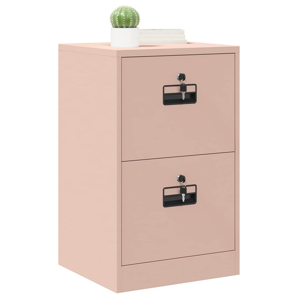Rosa Aktenschrank Stahl