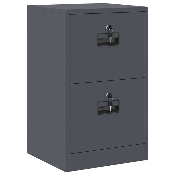 Aktenschrank Anthrazit Stahl